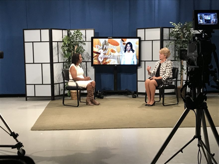 Michelle Graves interviews Dr. Elizabeth Lolli on the set of DATV.