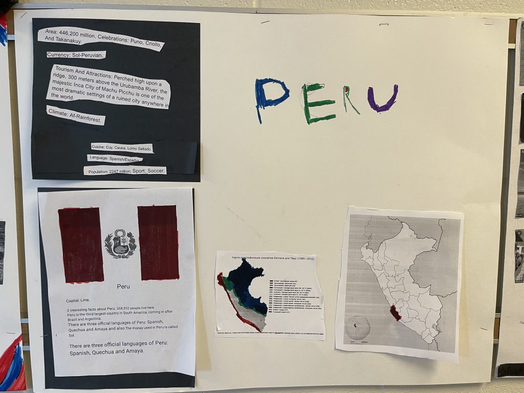 Sign for Peru.