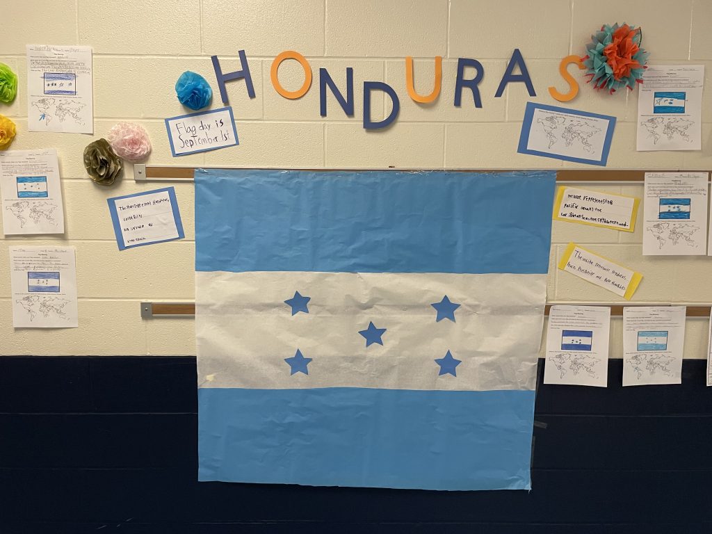 A 4th grade class project about Honduras.