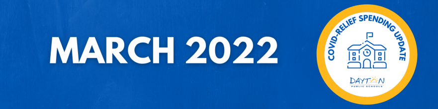 Banner that says March 2022