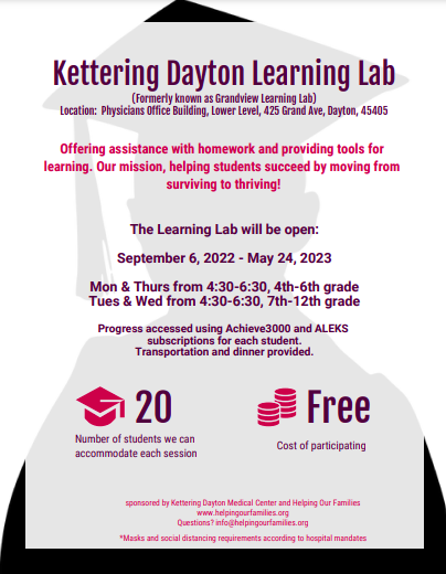Learning Lab flyer