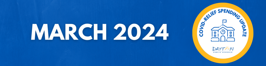 Banner that says "March 2024"
